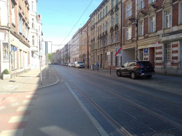 Prace gwarancyjne na ul. Katowickiej. Zamknięty zostanie odcinek od ul. Korfantego do ul. Matejki