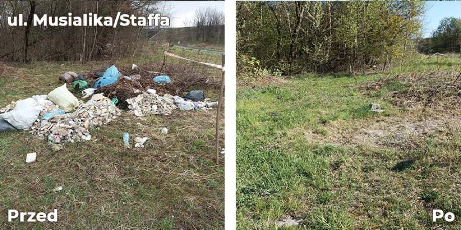 Zlikwidowaliśmy kolejne dzikie wysypiska w Bytomiu