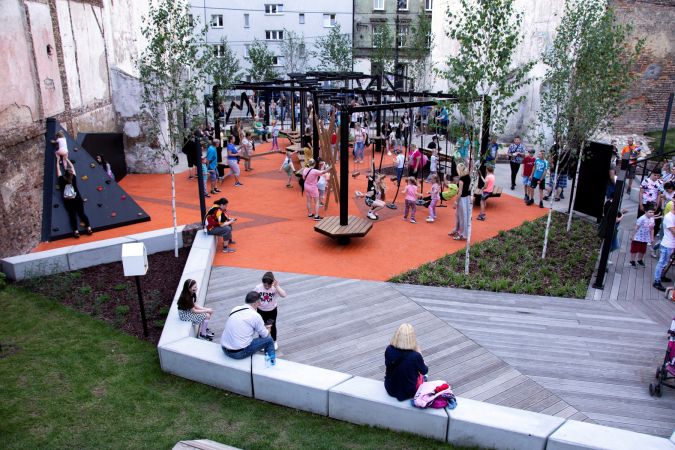 Park kieszonkowy z wyróżnieniem Towarzystwa Urbanistów Polskich