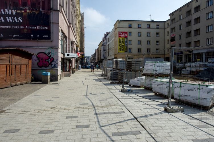 Trwa rewitalizacja ul. Dworcowej