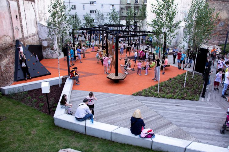 Park kieszonkowy z wyróżnieniem Towarzystwa Urbanistów Polskich